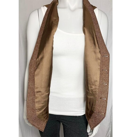 VINTAGE Saks Fifth Avenue Wool Vest - Picture 6 of 7
